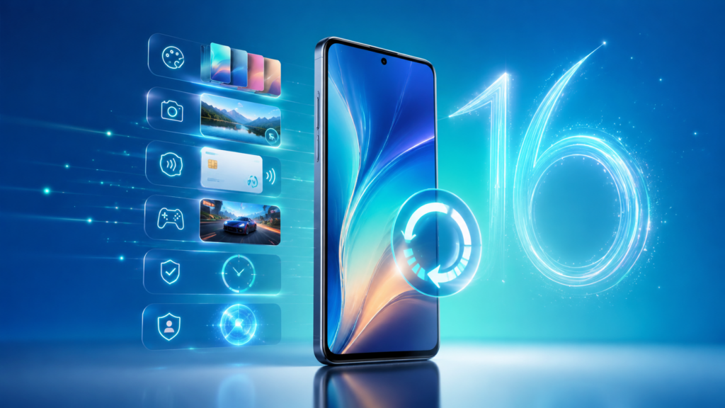 現在の画像に代替テキストがありません。ファイル名: AQUOS-Android-16-アップデート.png