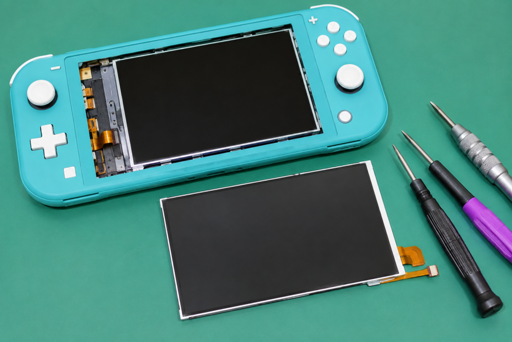 現在の画像に代替テキストがありません。ファイル名: Switch-Lite-画面交換修理.png