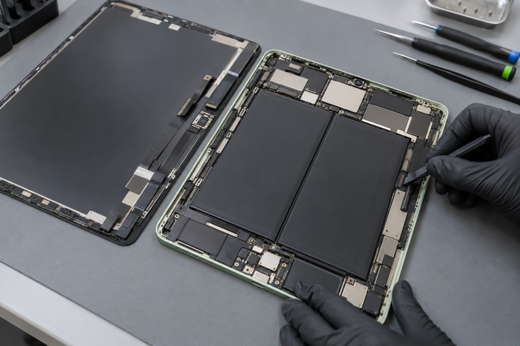 現在の画像に代替テキストがありません。ファイル名: iPad-Air-4-バッテリー交換-1.png