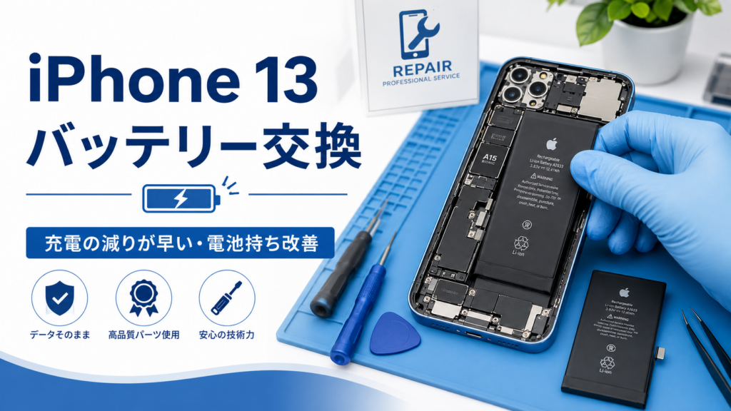 現在の画像に代替テキストがありません。ファイル名: iPhone13-バッテリー交換.png